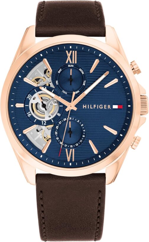 Montre Tommy Hilfiger - Quartz Multi-Cadrans - Bracelet cuir