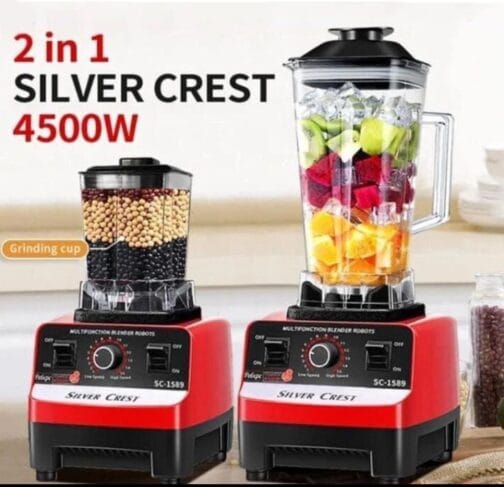 Mixeur Silver Crest 8 lames tranchantes 4500W – Image 4